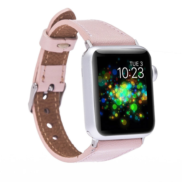Slim Leather Band for Apple Watch by Hardiston - premium Watch Bands - Apple