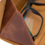 Smart Leather Eyeglass Case by Hardiston - premium Glasses Cases