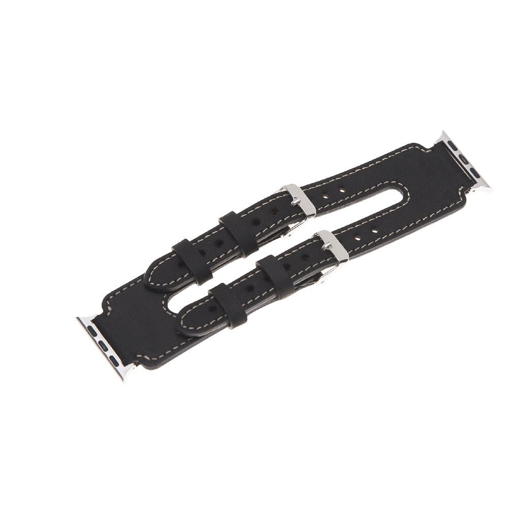 Twin Strap Leather Band for Apple Watch by Hardiston - premium Watch Bands - Apple