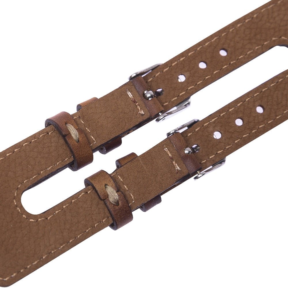 Twin Strap Leather Band for Apple Watch by Hardiston - premium Watch Bands - Apple