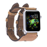 Twin Strap Leather Band for Apple Watch by Hardiston - premium Watch Bands - Apple
