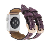 Twin Strap Leather Band for Apple Watch by Hardiston - premium Watch Bands - Apple