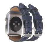 Twin Strap Leather Band for Apple Watch by Hardiston - premium Watch Bands - Apple