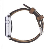 Twin Strap Leather Band for Apple Watch by Hardiston - premium Watch Bands - Apple